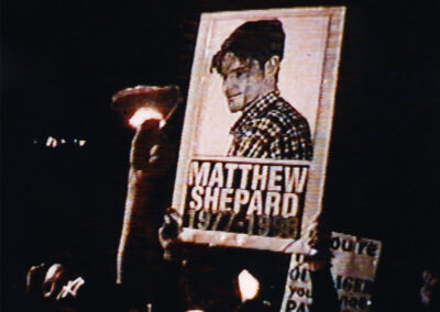 Matthew Shepard Vigil in NYC 10/19/98, 1999